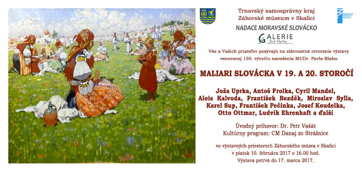 Maliari Slovacka v 19. a 20. storoci, 10.2.2017 - pozvanka