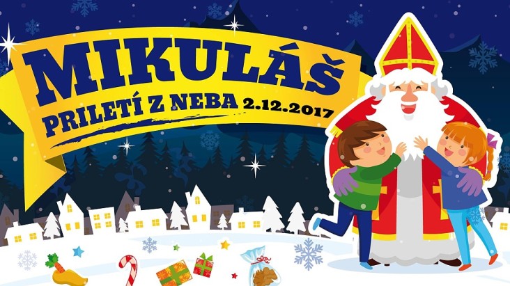 Mikuláš priletí z neba
