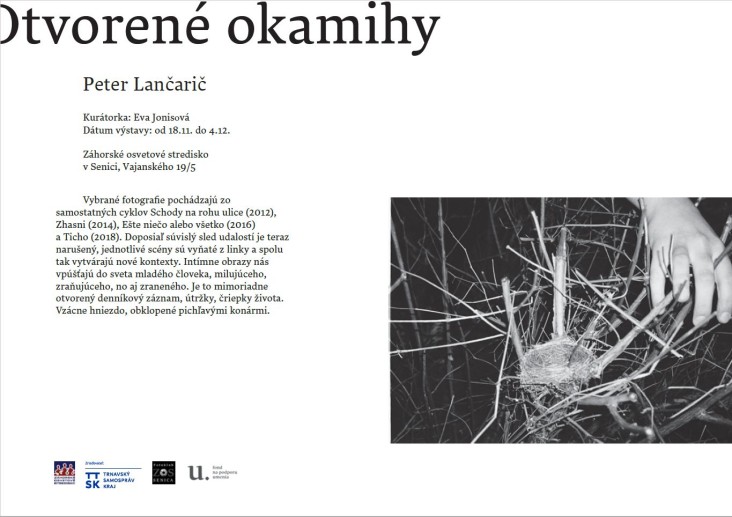Pozvánka - Peter Lančarič - Otvorené okamihy