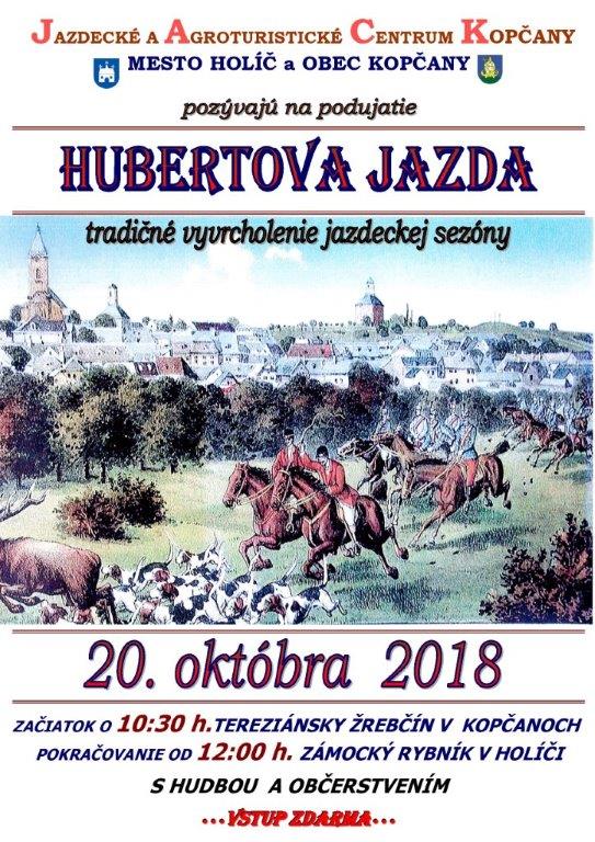 Hubertovka 2018 - plagát